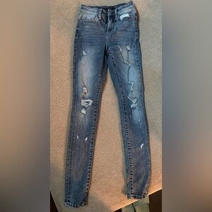 BARELY WORN Flying Monkey Distressed Jeans
